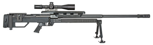 Steyr Arms 610551 HS .50-M1  Take Down Design 50 BMG 5+1 35 Fluted/Threaded Black Fully Adj. Chassis Muzzle Brake Adj. Integrated Bipod & Monopod Optics Mount