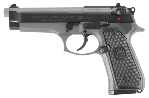 Beretta USA JS92F390M 92 Full Size 9mm Luger Single/Double 4.90 15+1 Black Synthetic Grip Sniper Gray Slide