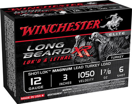 Winchester Long Beard XR 12 Ga 3-Inch #6 Lead 1.875oz 10 Rds STLB123M6