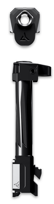Radian Weapons H0005 Ramjet & Afterburner Combo 9mm Luger Compatible With Glock 17 Gen5 Black Stainless Steel Fluted Barrel