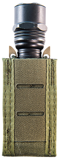 High Speed Gear 41PT00OD TACO Duty Single Pistol Mag OD Green Nylon with MOLLE Exterior Fits MOLLE & 2 Belt