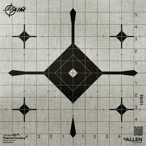 ALLEN 15795 EZ AIM INFRARED ID GRID BLLEYE 12 TARG