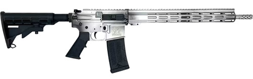 Great Lakes Firearms GL15223SSBALM AR-15 223 Wylde 30+1 16" Stainless Steel Threaded Barrel Battleworn Aluminum Picatinny Rail Receiver 15.25" M-LOK Handguard Black Adjustable Stock Mil-Spec Grip Right Hand