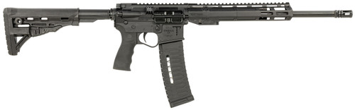 ET Arms Inc ETAGOMEGA55611ML60 Omega-15  5.56x45mm NATO 60+1 16 Black Polymer Rec/Handguard ATI SR-1 Deluxe Stock Flip Up Sights