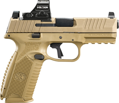 FN 509 FULL SIZE MRD 9MM NMS W/ HOLOSUN 407C 2-10 RD FDE