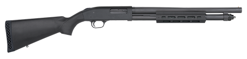   Mossberg 50766 590A1 Tactical 12 Gauge 6+1 3" 18.50" Heavy Cylinder Bore Barrel, Parkerized Finish, Drilled & Tapped Receiver, Mil-Spec Construction w/Metal Trigger Guard & Safety, Synthetic Stock w/M-LOK Forend