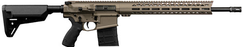 Live Free Armory LFHUN81012 Hunter 7.62x51mm NATO 10+1 18" Heavy Threaded Steel Barrel Flat Dark Earth Cerakote M4 Flat Top With Feed Ramps Aluminum Receiver Black Polymer 6 Position Collapsible Magpul SL-S Stock