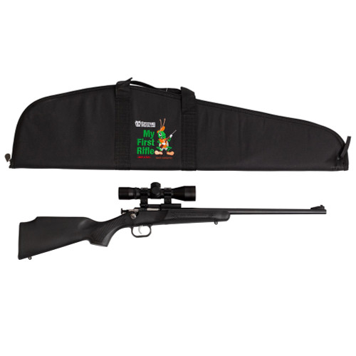 CRICKETT 22LR BL/BLK SCP/CASEBLACK SYNTHETIC STOCKEZ LoaderIncludes Crickett ScopeIncludes Black Case w/Logo