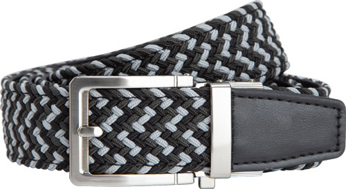 NEXBELT BRAIDED SERIES 1.38 CHARCOAL 2.0 UP TO 50 WAIST