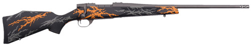 Weatherby VYH223RR2B Vanguard Compact Hunter 223 Rem 5+1 20 Tungsten Gray Barrel/Rec Black w/Gray & Orange Sponge Accents Monte Carlo Stock Accubrake Muzzle Brake