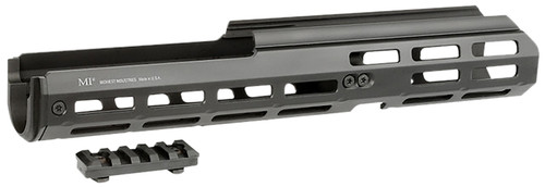 Midwest Industries MIBENM4HG M4 Benelli Black Hardcoat Anodized 6061 Aluminum 12.00 Long