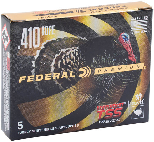 Federal 410 Gauge Shotgun Ammunition PTSS419F95 3" #9.5 Non-Toxic 5 Rounds