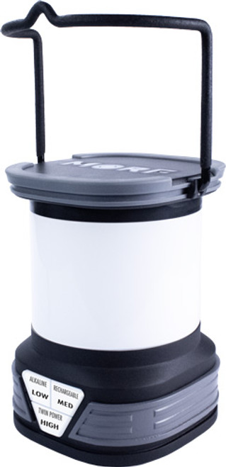 PSF TWIN POWER LANTERN WHITE 400 LUM RCHBL & 4AA BATTERIES