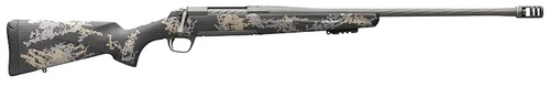 Browning 035583298 X-Bolt Mountain Pro Tungsten SPR 7mm PRC 3+1 20 Steel Fluted Sporter Barrel Tungsten Gray Cerakote Steel Receiver Accent Graphic Black/ Carbon Fiber Stock Right Hand