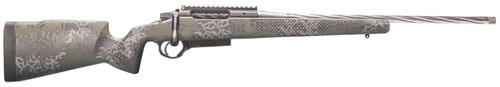 Seekins Precision 0011710149 Havak Element Full Size 300 PRC 3+1 22 Stainless Fluted/Threaded Barrel 20 MOA Rail w/Bubble Level Stainless Steel Receiver Mountain Shadow Camo Fixed Synthetic Stock