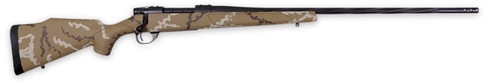 Weatherby VHH300NR8B Vanguard Outfitter Full Size 300 Win Mag 3+1 26 Black Cerakote #2 Fluted/Threaded Barrel & Drilled & Tapped Steel Receiver. Tan w/Brown & White Sponge Monte Carlo Synthetic Stock