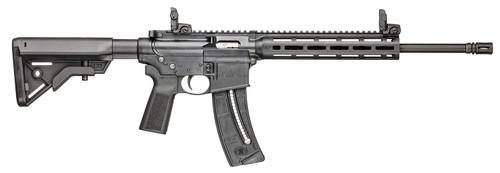 Smith & Wesson 14180 M&P15-22 Sport 22 LR 25+1 16.50 Black Steel Threaded Barrel Black Picatinny Rail Polymer Receiver M-LOK Polymer Handguards Black Polymer B5 Bravo Stock Black B5 Type 23 Grips