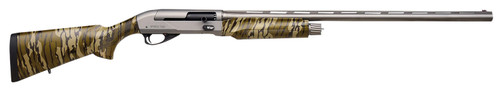 Gforce Arms GFTWO1228MO1 Two 12 Gauge Semi-Auto 3" 28" Bronze Cerakote Vent Rib Barrel Bronze Cerakote Receiver Adj Shim Mossy Oak New Bottomland Synthetic Stock
