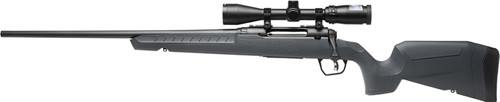 Savage Arms 32207 Axis 2 XP Combo Full Size 6.5 Creedmoor 4+1 22" Black Sporter Barrel Black Carbon Steel Receiver Drilled & Tapped Gray Fixed Synthetic Stock Weaver 3-9x40mm Scope Left Hand