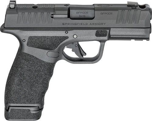 Springfield Armory HCP9379BOSPCOMPGU25 Hellcat Pro OSP Gear Up 25 Pkg 9mm Luger 17+1 3.70" Black Melonite Barrel & Integrated Compensator/Optic Ready/Serrated Steel Slide Polymer Frame With Picatinny Rail Crimson Trace CTS-1500 Red Dot 5 Mags & Bag