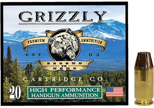 Grizzly 45 ACP Ammo 230gr Jacketed Hollow Point Ammunition - 20 Rounds 9600