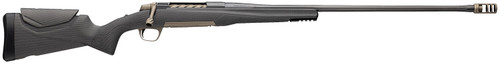 Browning 036040227 X-Bolt 2 Pro Full Size 7mm Rem Mag 3+1 26" Matte Blued Spiral Fluted Threaded Barrel & Drilled & Tapped Steel Receiver Bronze Bolt Picatinny Rail Forend Adj Comb Black Carbon Fiber Stock