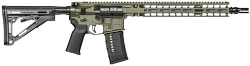 Radian Weapons R0853 Model 1 Pistol 6mm ARC 20+1 14.50" Radian OD Green Match Grade Threaded Barrel OD Green Cerakote Aluminum Receiver With Picatinny Rail Black Carbon Fiber SBA3 Brace Black Magpul Grip Ambidextrous