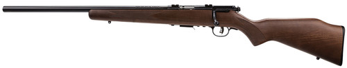 Refurbished / Used Guns 96717 93R17 GLV Full Size 17 HMR 5+1 21" Matte Black Heavy Varmint Barrel Matte Black Drilled & Tapped Carbon Steel Receiver Satin Hardwood Fixed Stock Left Hand *Used