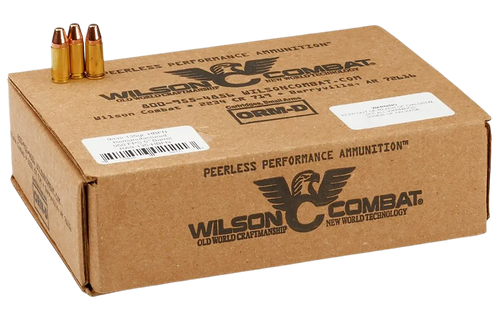Wilson Combat 9mm Ammo 135gr Hollow Base Flat Nose Ammunition - 400 Rounds