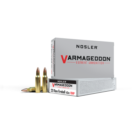 Nosler 221 Fireball Ammo 40gr JHP Ammunition - 20 Rounds