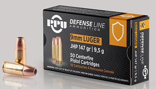 TRZ Trading 9mm Ammo 147gr JHP Ammunition - 50 Rounds