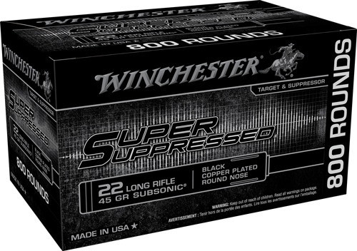 Winchester .22 LR Ammo 45gr CPRN Ammunition - 800 Rounds