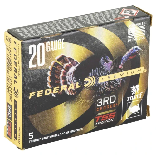Federal 20 Gauge Ammo 1-7/16 oz #5, #6, #7 Lead Ammunition - 5 Rounds