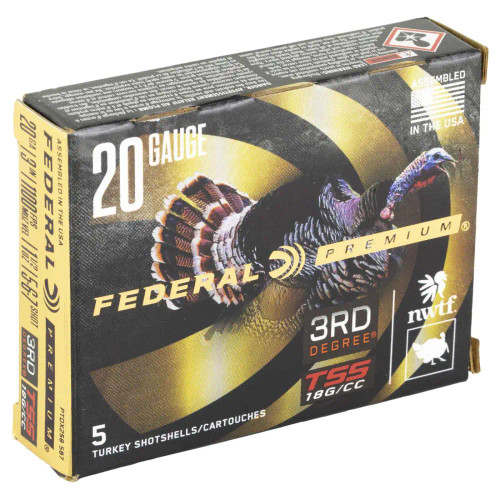 Federal 20 Gauge Shotgun Ammunition PTDX258567 3" #7 - 5 Shells
