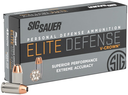 Sig Sauer .45 ACP Ammo 230gr JHP Ammunition - 50 Rounds