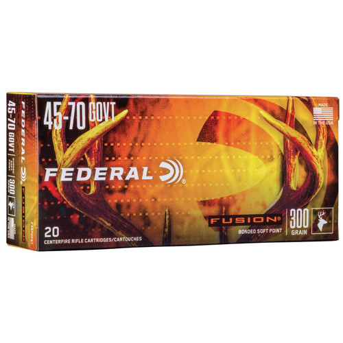Federal 45-70 Ammo 300gr JSP Ammunition - 20 Rounds