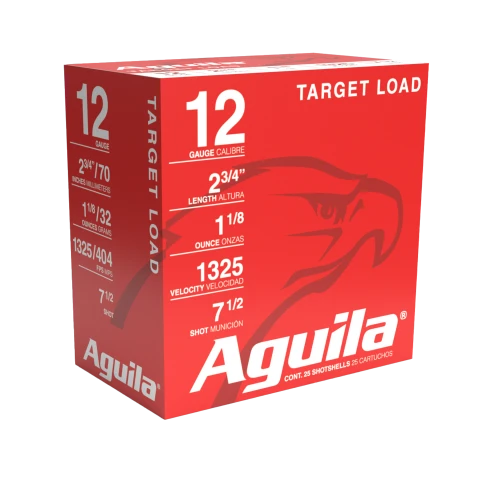 Aguila 12 Gauge Ammo 1-1/8 oz #7.5 Lead Ammunition - 25 Rounds