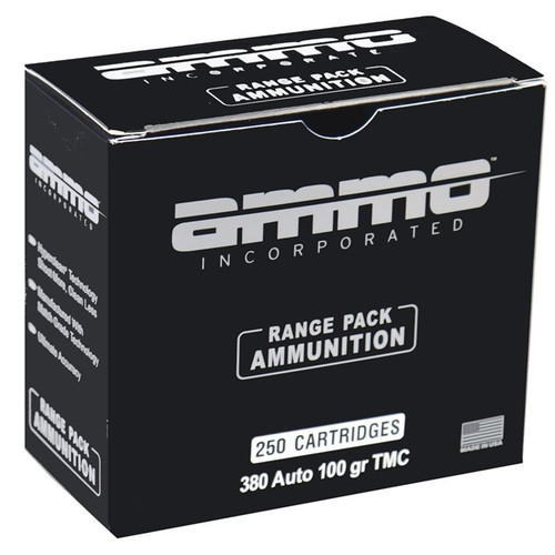 Ammo Inc 380 ACP Ammo 100gr TMC Ammunition - 250 Rounds