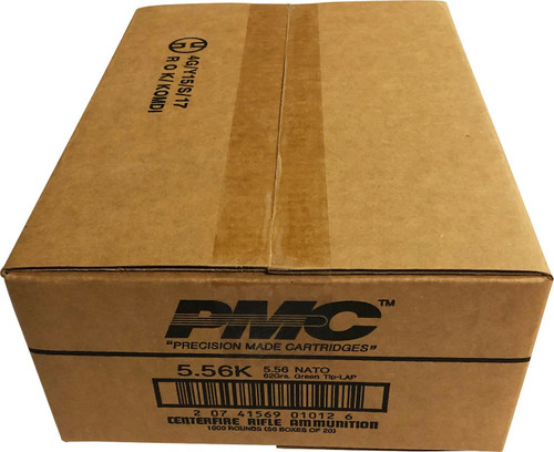 PMC 5.56mm Ammo 62gr LAP Ammunition - 1000 Rounds