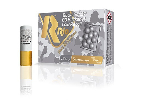 Rio Ammunition 12 Gauge Ammo 9pel #00 Buckshot Ammunition - 250 Rounds