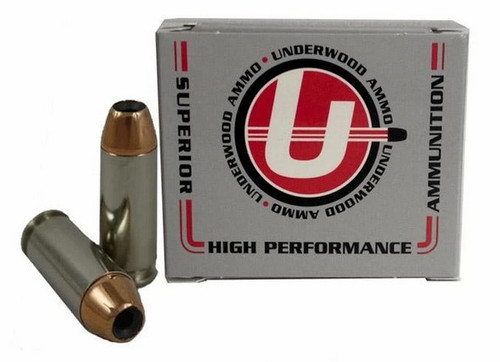 Underwood Ammo 10mm Ammo 200gr JHP Ammunition - 20 Rounds