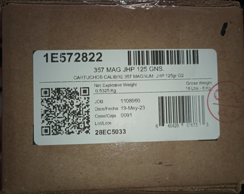 Aguila 357 Magnum Ammo 125gr JHP Ammunition - 50 Rounds