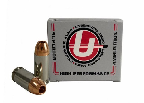 Underwood Ammo 45 ACP Ammo 170gr Controlled Fracturing Hollow Point Ammunition - 20 Rounds