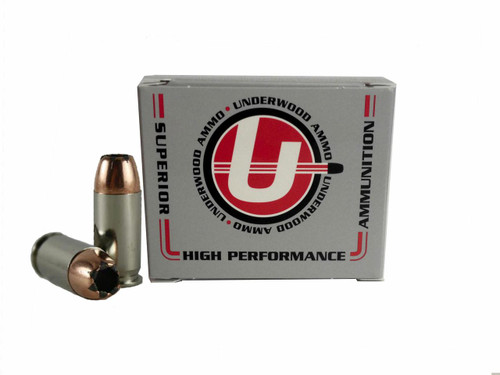 Underwood Ammo .45 ACP Ammo 185gr JHP Ammunition - 20 Rounds