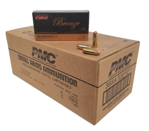 PMC 38 Super Ammo 130gr FMJ Ammunition - 1000 Rounds