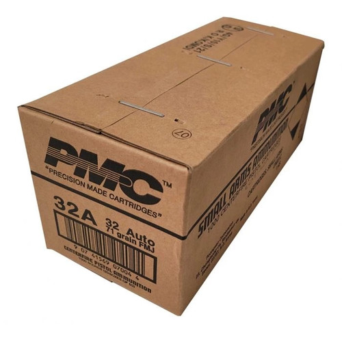 PMC 32 ACP Ammo 71gr FMJ Ammunition - 1000 Rounds