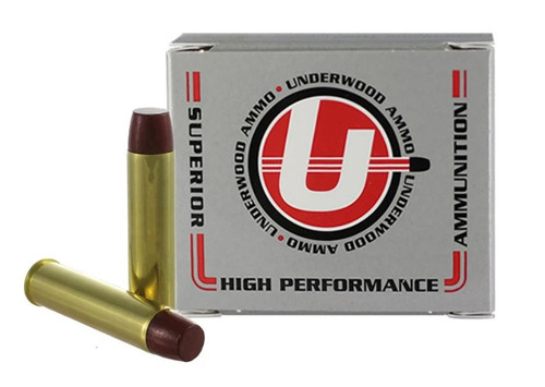 Underwood Ammo .460 S&W Magnum Ammo 360gr Hi-Tek Coated Hard Cast Flat Nose Ammunition - 20 Rounds