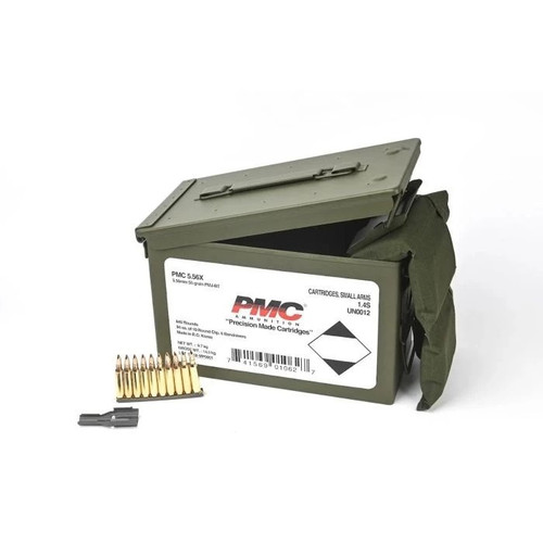 PMC 5.56mm Ammo 55gr FMJ-BT Ammunition - 20 Rounds