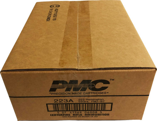 PMC .223 Remington Ammo 55gr FMJ-BT Ammunition - 20 Rounds