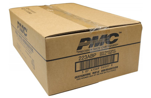 PMC .223 Rem Ammo 55gr FMJ-BT Ammunition - 200 Rounds